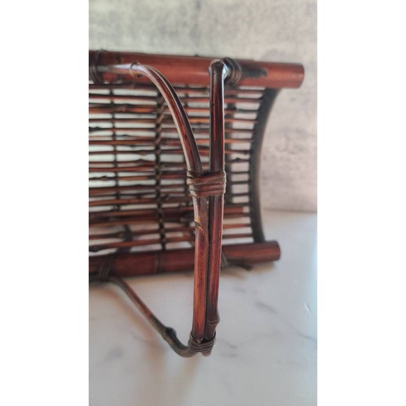 Vintage Wooden Magazine Rack - Picture 7 of 10